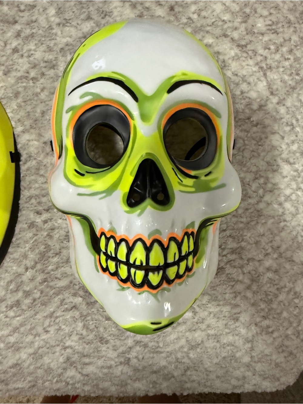Set of 4 Target Brand Neon Halloween Monster Masks - Picture 5 of 7